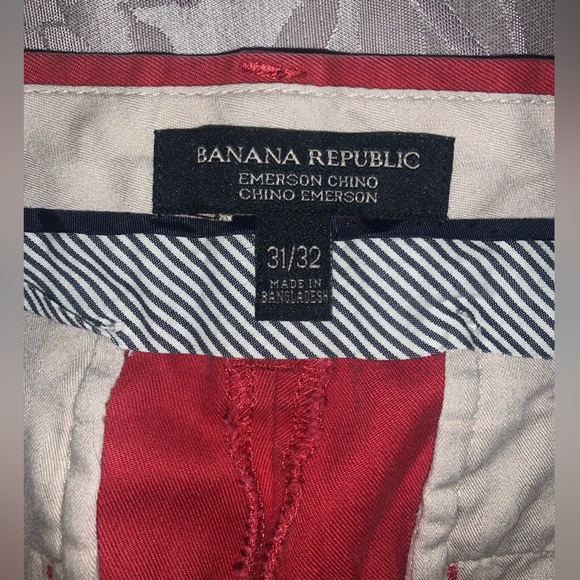 Red Banana Republic Chinos 31x32 - Picture 5 of 11